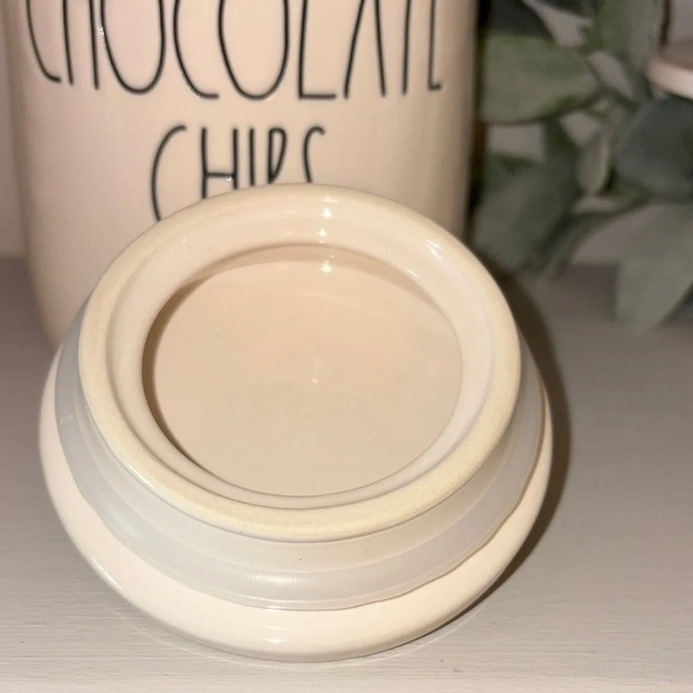Rae Dunn White Chocolate Chip Canister